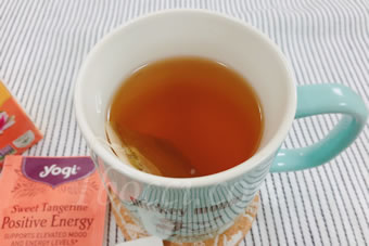 Yogi Tea ポジティブなエネルギー(Positive　Energy)スイートタンジェリン香り口コミ