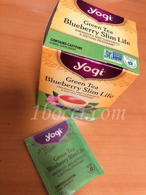 Yogi Tea 緑茶ブルーベリー スリムライフ口コミ