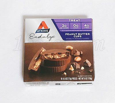 Atkins オーガニック・ピーナッツバターカップ ミルクチョコレートのレビュー