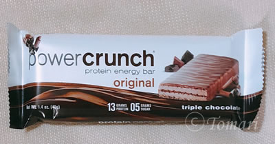 中身-BNRG パワークランチ プロテインエネルギーバーオリジナルトリプルチョコレート味のレビュー！【iHerb】