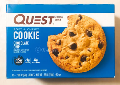 Quest Nutrition プロテインクッキーチョコレートチップ味のレビュー